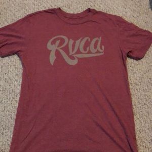 Maroon RVCA shirt